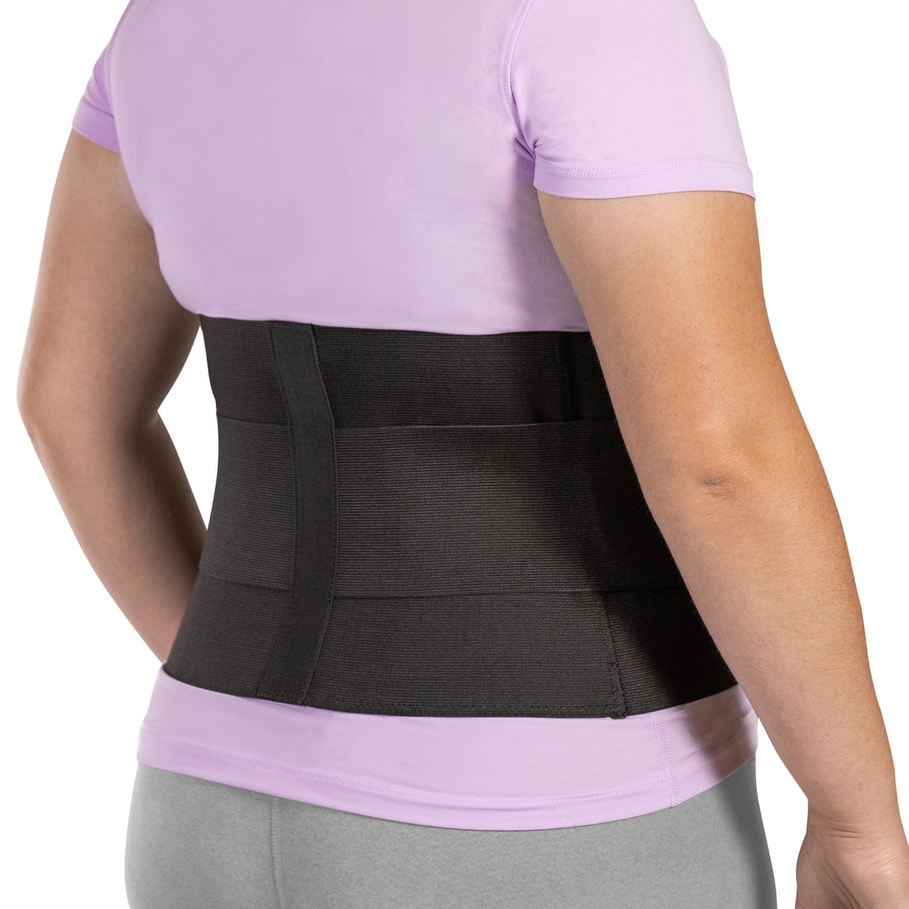 Plus Size Low Back Brace - Compression Lower Back Support Belt for Sciatica, Heavy Lifting at Work, Herniated Disc, Workouts, Sleeping, Lumbar Support, Back Pain in Women and Men (4XL)