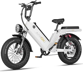 ANIIOKIEbike for Adult,Electric Bike with 60ah Battery,30+ Mph Top Speed,1200/1400W/1800W Peak Power,Fat Tire eBikes,200 Miles Commuting Bike