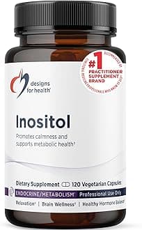 Inositol Capsules - 900mg per Capsule Inositol Dietary Supplement for Female Hormone Support, Sleep, Relaxation & Liver Health Support - Brain Support Supplement (120 Capsules)