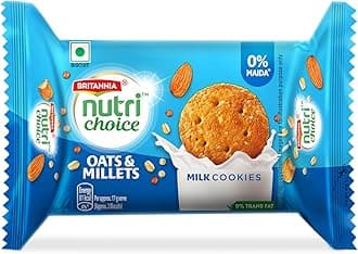 Britannia NutriChoice Oats & Millets , Milk Cookies 66.6g