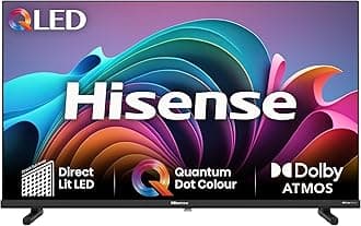 32 inch Full HD QLED Smart TV 32A5NQTUK - Quantum Dot Colour, Natural Enhancer,HDR & HLG-Dolby Atoms, HDMI, Share to TV, and Youtube, Freeview Play, Netflix and Disney+ (2024 Model)