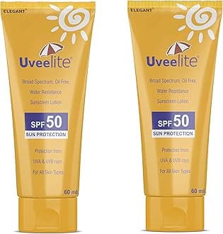 SPF 50 Sunscreen Lotion 60ml (Pack of 2)