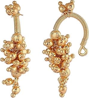 FASHIONS Traditional Maharashtrian Style Clip on Pressing Bugdi Upper Earring Ear Cuff For Women & Girls