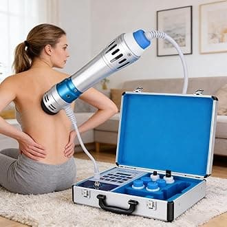 Shock Wave Machine, Shockwave Therapy Instrument, 7 Massage Heads Meet Various Needs, 50-105MJ Energy Regulation, Deep Tissue Massager, for Back, Shoulder, Waist