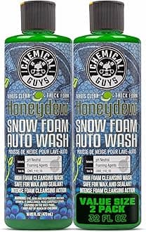 Honeydew Snow Foam Auto Wash Cleanser 2 Pack (2 X 16 Fl. Oz.) - (Works with Foam Cannons, Guns or Bucket Washes) Safe for Trucks, Motorcycles, RVs & More, Honeydew Scent - CWS_110_1602