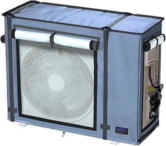 NGB Air Conditioner Cover Outdoor, Outside AC Vent Cover, 32.3" x13.7" x24 " Can Be Used For Air Conditioning Operation, For All Kinds Of Weather,Grey.