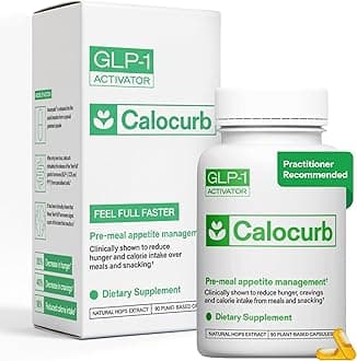 Calorie Control Supplement 6X Natural GLP-1 Support, Official & Patented Amarasate Formula, Plant Based Dietary GLP1 Supplement, Manages Appetite, Hunger & Cravings, 1 Month Average Supply, 90 Count