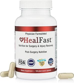 HealFast Post Surgery & Injury Recovery Supplement - Supports Healing, Scar Treatment & Bruising - BBL Post-Op Support for Surgery Recovery
