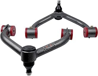 Front Upper Control Arms 2-4" Lift for 2011-2020 Che-vro-let Silverado 2500HD 3500HD 2011-2020 GM Sierra 2500HD 3500HD, 2PCS Suspension Kits Adjustable Control Arms with Ball Joint