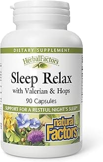 Natural Factors Sleep Relax Formula, 90 Capsules