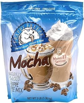 DaVinci Gourmet Frappe Freeze Coffee Mix, Mocha, 3 Lb Bag, 27 Servings