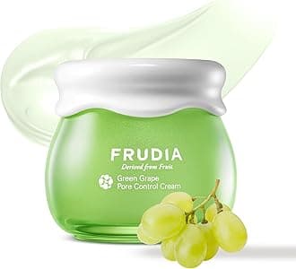 FRUDIA Green Grape Pore Control Face Cream, Vegan Korean Face Care with 81% Green Grape Extract, Tannin Pore Complex & Anti-Sebum P for Pore Minimisation (57.4 ml)