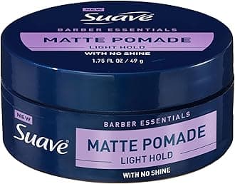 Suave Hair Pomade for Men Barber Essentials Styling, Light Hold and No Shine, For Enhancing Hair Shape and Reducing Frizz, 1.75 oz
