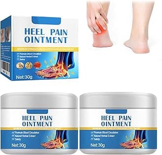Pack of 2 Heel Ointment, Heel Pain Cream, Heel Soothing Ointment, Heel Cream, Deep Penetration, Quick Absorption, Joint Soothing, Foot Care for Men and Women