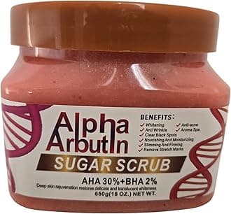 Alpha Arbutin Whitening & Brightening Sugar Scrub 650g