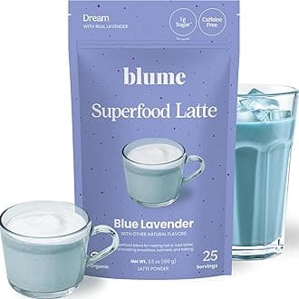 Blue Lavender Tea Latte