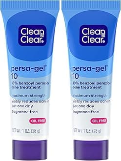 Persa-Gel 10 Acne Spot Treatment, Maximum Strength, 1 Oz (Pack of 2)