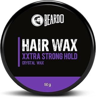 Xxtra Stronghold Hair Wax, 50 gm | Crystal Wax | Extra Strong Hold | Glossy Finish | Shine | Styling Wax for Men