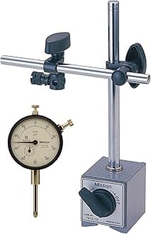 64PKA079 Magnetic Stand With Dial Indicator, 1" Travel, 0.001" Graduation
