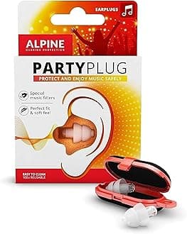 ALPINE HEARING PROTECTION イヤープラグ 耳栓 テレワーク/在宅勤務 消音 アルパイン PartyPlug 透明