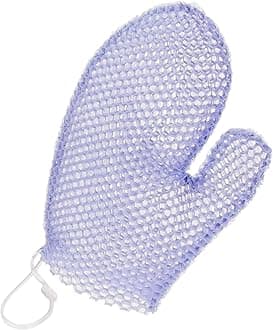 Supracor Spa Bath Mitt Body Exfoliator Face Antibacterial Scrub Sponge (Purple) by Supracor