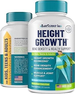 Height Growth Maximizer - Made in USA - Natural Height Increase Booster & Bone Growth Pills - Grow Taller Supplement for Adults, Teens & Kids - Vitamins for Boys & Girls to Get Taller