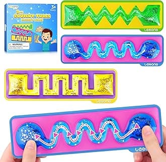 Sensory Fidget Toys for Autism, LESONG 3 Pack Sensory Toys Autism Calming Toys for Kids, Sensory Squishy Toys Filled with Colorful Goo for Autism Preschool Special Needs Learning Toys