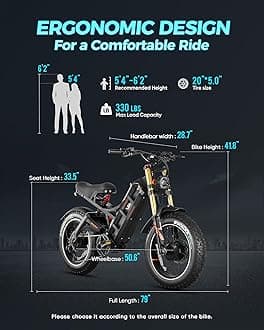 eAhora Romeo Pro Ⅱ/Romeo Ⅱ (2025 Model) 4000W/2500W Dual Motor Electric Bike for Adults 52V 70AH/60AH 100-200 Miles Long Range Electric Bike 26" Fat Tire Electric Mountain Bike Full Suspension Ebike