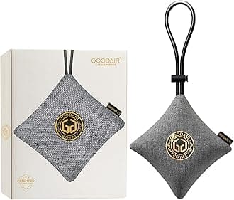GOODAIR Royal Premium Impregnated Activated Carbon Car Air Purifier Non-Electric, Odor Eliminator, Moisture Absorber, Compact and Elegant Silver