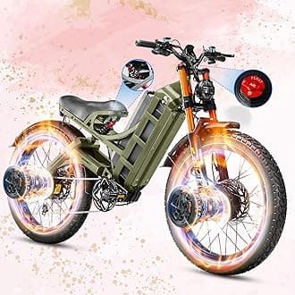 eAhora 2026 Romeo Pro 3/2 50-46Mph Electric Bike for Adults 5600W/4000W/2500W Dual Motor Ebike 60V/80Ah 52V/70Ah Long Range Fat Tire Full Suspension Electric Mountain Bicycle