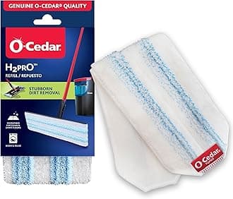 H2prO Mop Pad (Pack of 1) | Machine Washable | Reusable | Microfiber Mop Head Replacement | Removes 99% of Bacteria