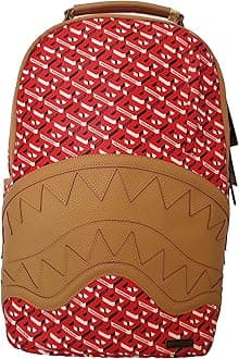 SPRAYGROUND 910B5432NSZ 3DSG Limited Edition Backpack Red Beige, red, M