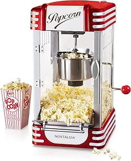Nostalgia Vintage Table-Top Popcorn Maker, 10 Cups