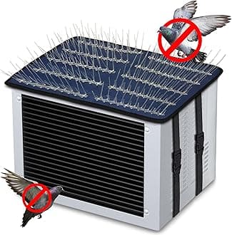 Window Ac Cover For Pigeon, Bird Spikes for Ac , Window Ac Cover For Rain, Waterproof Cover For Window AC, Monkey and Birds,Anti Pigeon Spikes Bird Control Spikes for 1.5 Ton UNIVERSAL SIZE