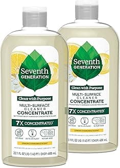 Seventh GenerationMulti Surface Cleaner Concentrate Lemon Chamomile scent 2 Pack Multi Purpose Cleaner Floor Cleaner 23.1 oz