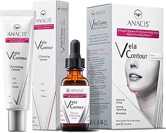 Advanced Neck Treatment Cream and Serum For Women and Men – V line Jawline - Fine Lines - Neck Wrinkles - Adipose Tissue Crepey Skin. Anacis