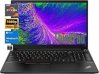 Lenovo2023 Flagship ThinkPad E15 Gen 4 Business Laptop, 15.6" FHD IPS Anti-Glare 300 nits Display, 8-Core AMD Ryzen 7 5825U,16GB RAM, 512GB SSD,Backlit, Fingerprint, WiFi, Win 11 Pro+HubxcelAcessory