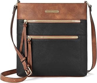 BOSTANTENCrossbody Bags Purses for Women Trendy Soft Leather Shoulder Handbags with Adjustable Strap Zipper Pocket