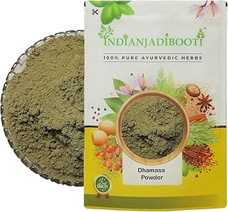IndianJadiBooti Dhamasa Powder - Damasha Panchang | Fagonia Cretica | Desert Fagonia | Yavasa | Camelorum | Jawasa | Dhamaso Powder - Dhamasha - Dhamaasa 900 Grams Pack | Pack Of 2
