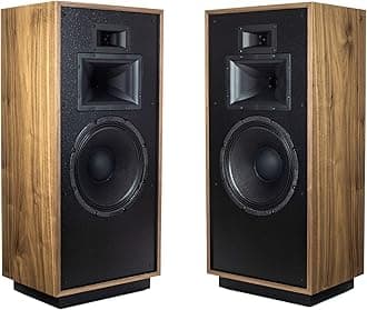 Klipsch Forte IV Heritage Premium Floorstanding Horn-Loaded Speakers in American Walnut