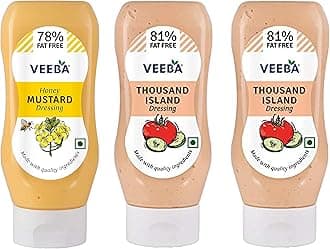 Veeba Honey Mustard Dressing, 300gVeeba Thousand Island Dressing,300g - Pack of 2