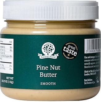 Nutural World - Smooth Pine Nut Butter 35 Oz (1kg)…