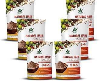 Havintha Natural Hair Shampoo With Herbal Amla Reetha Shikakai And Methi Dana Powder For Men & Women, Totally Organic - 227gm