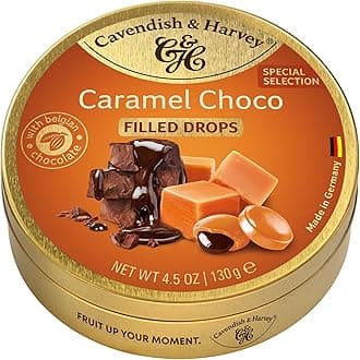 Cavendish & HarveyFilled Caramel Drops with Belgian Chocolate 130g (pack of 2)