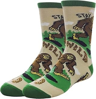 ooohyeah Kid's Novelty Cute Crew Socks, Funny Crazy Silly Cool Casual Dress Socks for Boy and Girl, Size 1-5