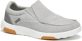 OrthoComfoot Men's Orthopedic Slip-On Loafers Walking Shoes: Casual Canvas Plantar Fasciitis Loafers with Arch Support, Comfortable Orthotic Shoes for Foot and Heel Pain Relief