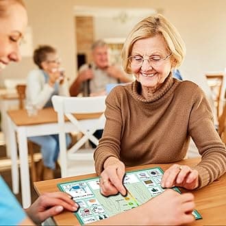 10Pcs Nonverbal Communication Board Waterproof Aphasia Patient Communication Tools Durable Non Verbal Communication Device Cards for Nonverbal Adults, Kids