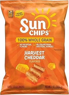 Sunchips Multigrain Snacks Harvest Cheddar, 7 Oz