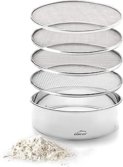 LACOR 4 interchangeable mesh sieves. 23 cm, 4