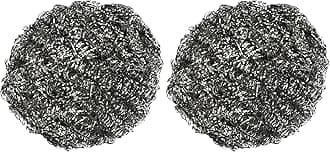 Winco Stainless Steel Scouring Sponge, 105gm (Pack of 2)